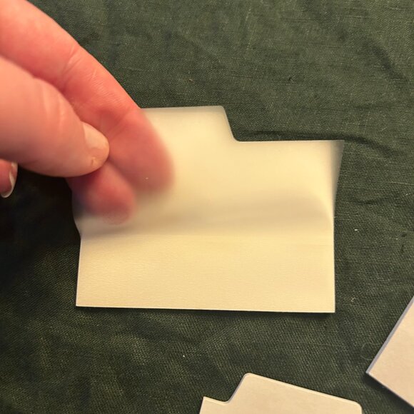 Set of 3 side tab sticky note page dividers - Picture 3 of 3